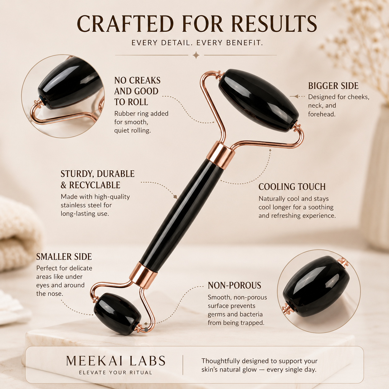 3Pcs Face Massager Kit Ice Face Roller Gua Sha Board Facial Massage Roller  Face Lifting Contouring Tools Beauty Skin Care Tools