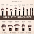 13-Piece Professional Makeup Brush Set