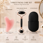 3Pcs Face Massager Kit Ice Face Roller Gua Sha Board Facial Massage Roller  Face Lifting Contouring Tools Beauty Skin Care Tools