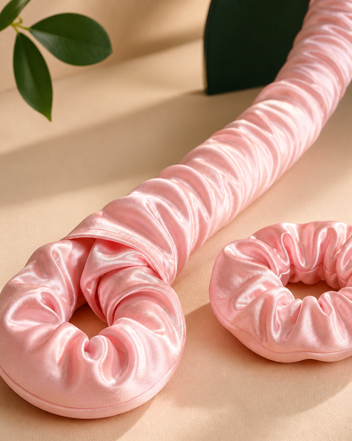 Meekai Labs-  Satin Heatless Hair Curler & Hair Tie