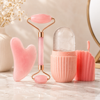 3Pcs Face Massager Kit Ice Face Roller Gua Sha Board Facial Massage Roller  Face Lifting Contouring Tools Beauty Skin Care Tools