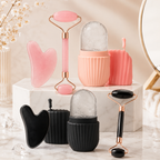 3Pcs Face Massager Kit Ice Face Roller Gua Sha Board Facial Massage Roller  Face Lifting Contouring Tools Beauty Skin Care Tools
